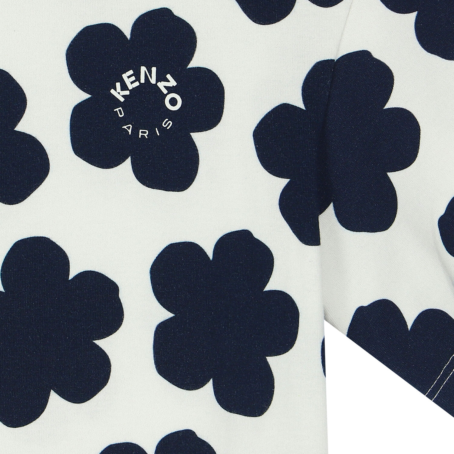 Girls Ivory Boke Flower T-Shirt, 1, hi-res